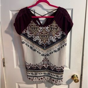Maurice’s short sleeve blouse
